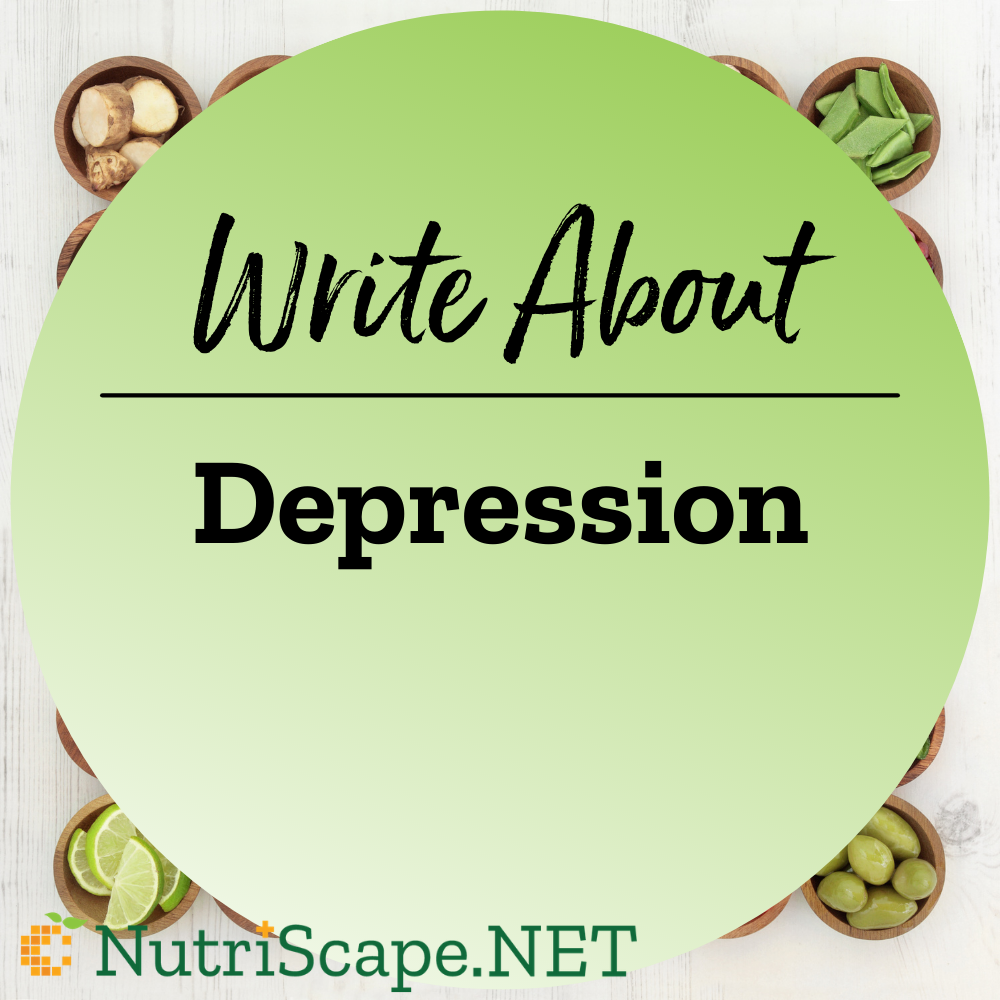 write about depression