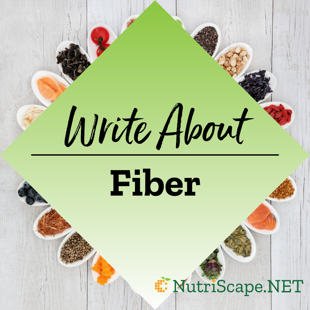 write about fiber