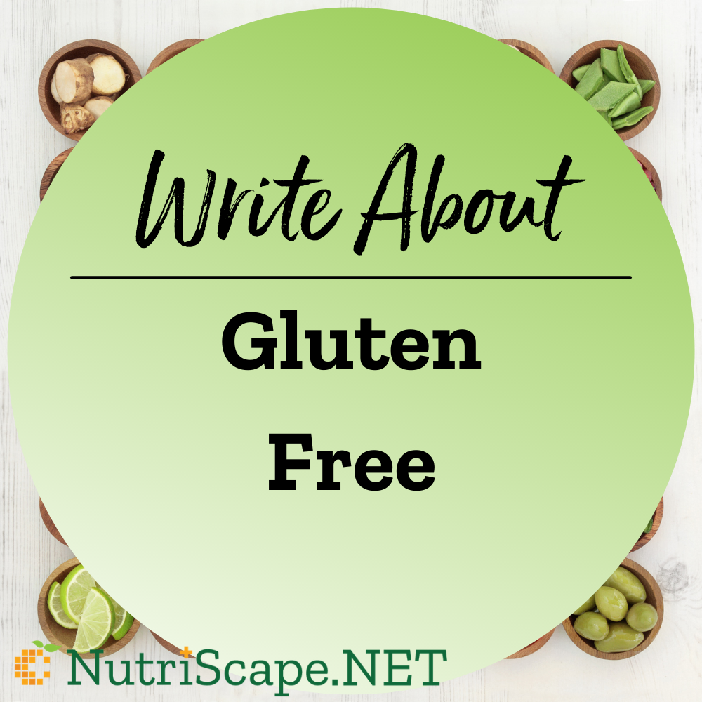 write about gluten free