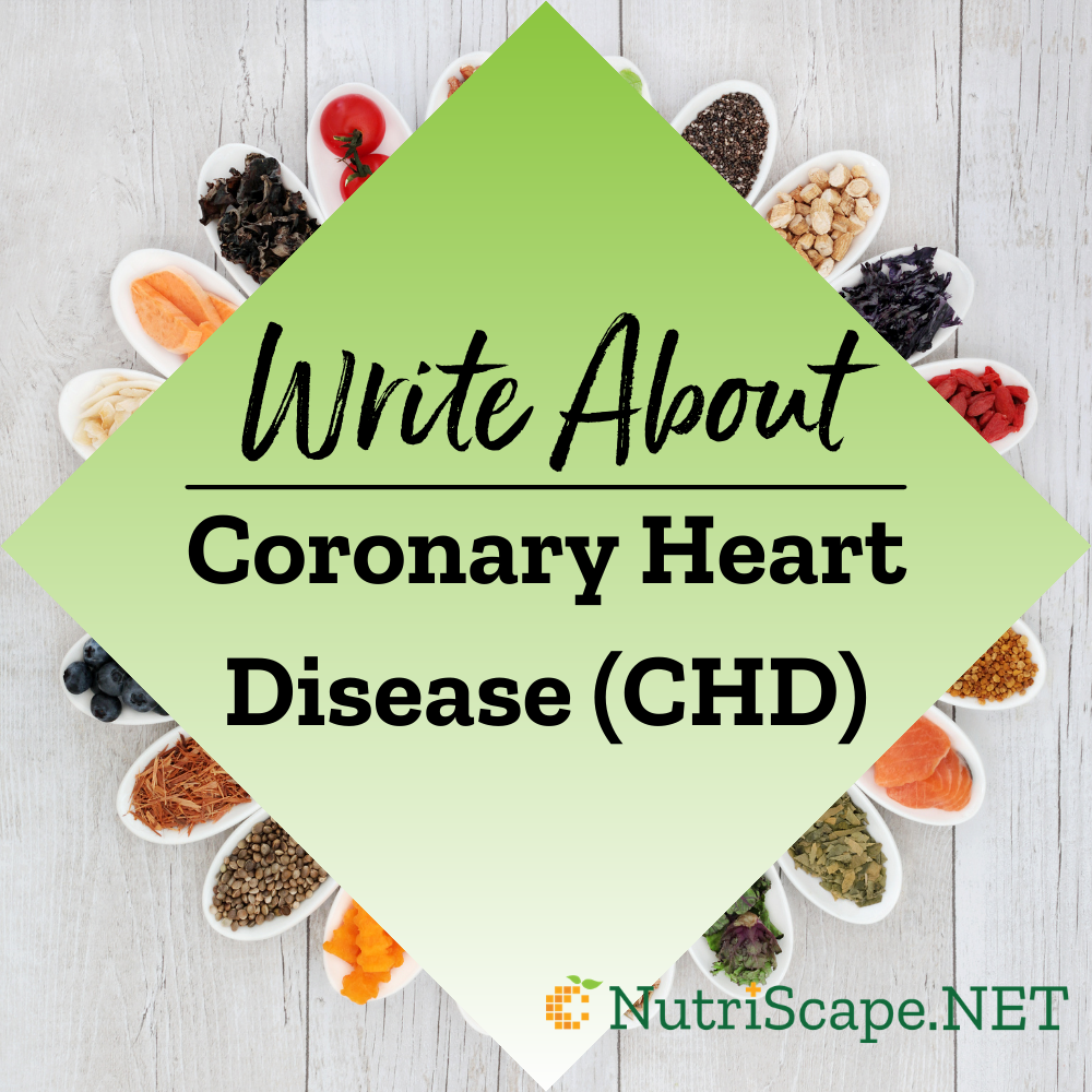 write about coronary heart disease(CHD)