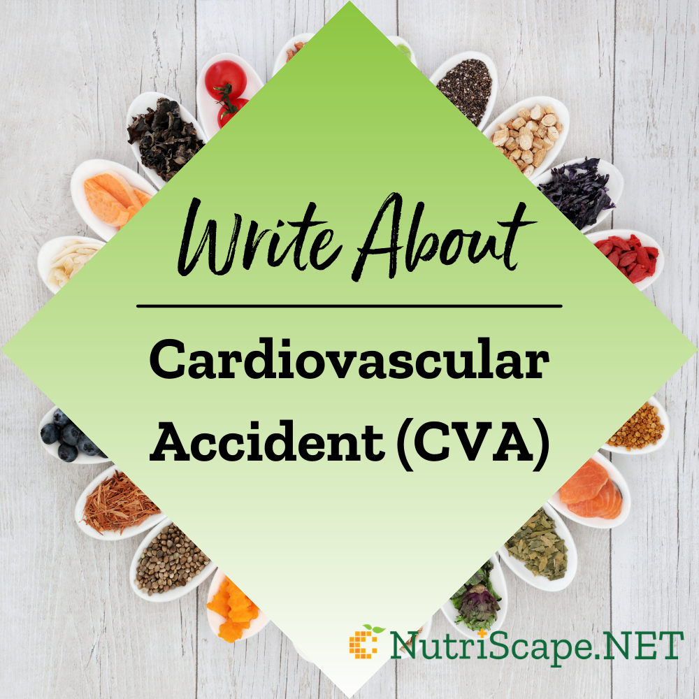 write about cardiovascular accident cva