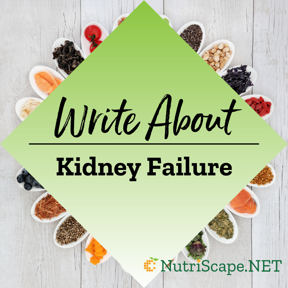write about kidney failure