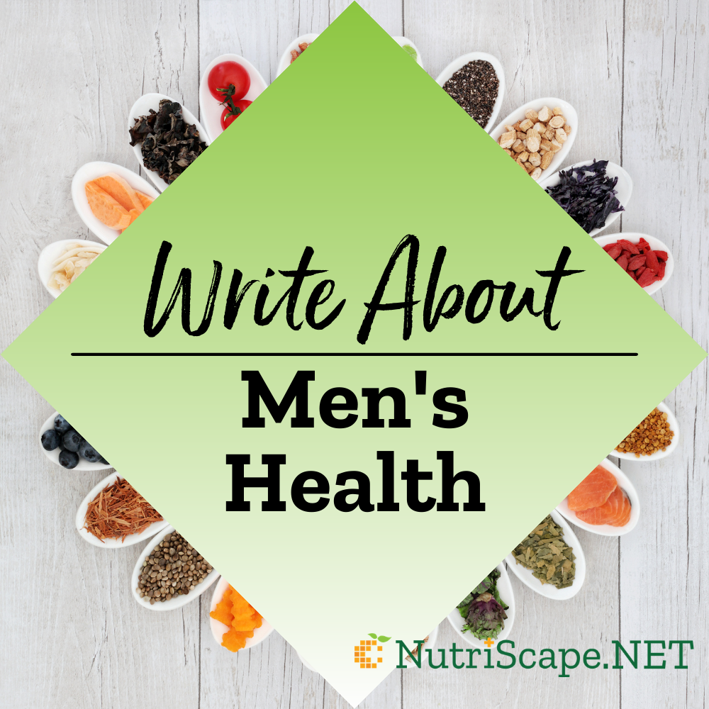 write about men's health