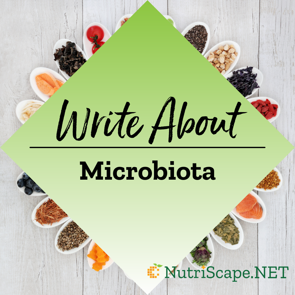 write about microbiota