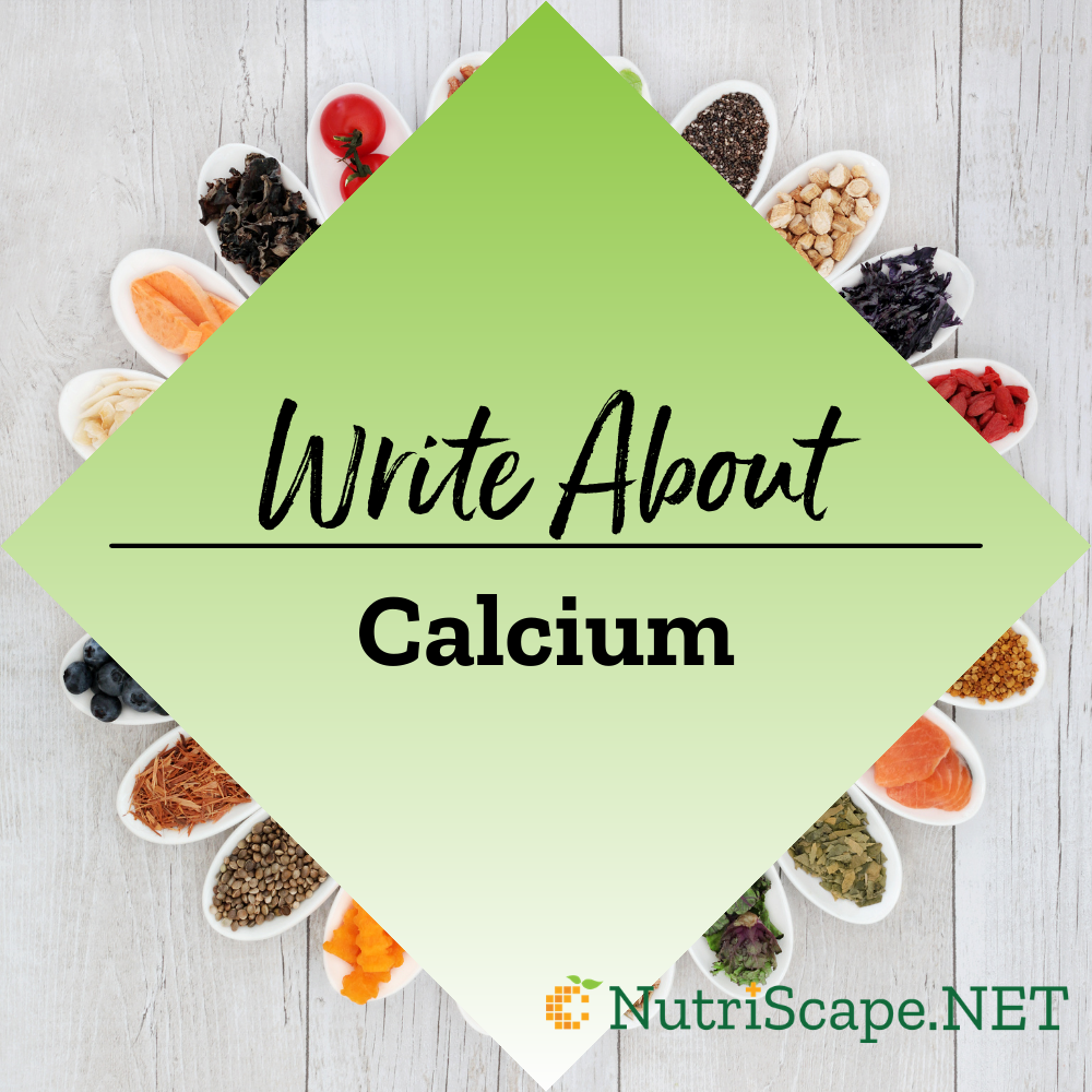 write about calcium