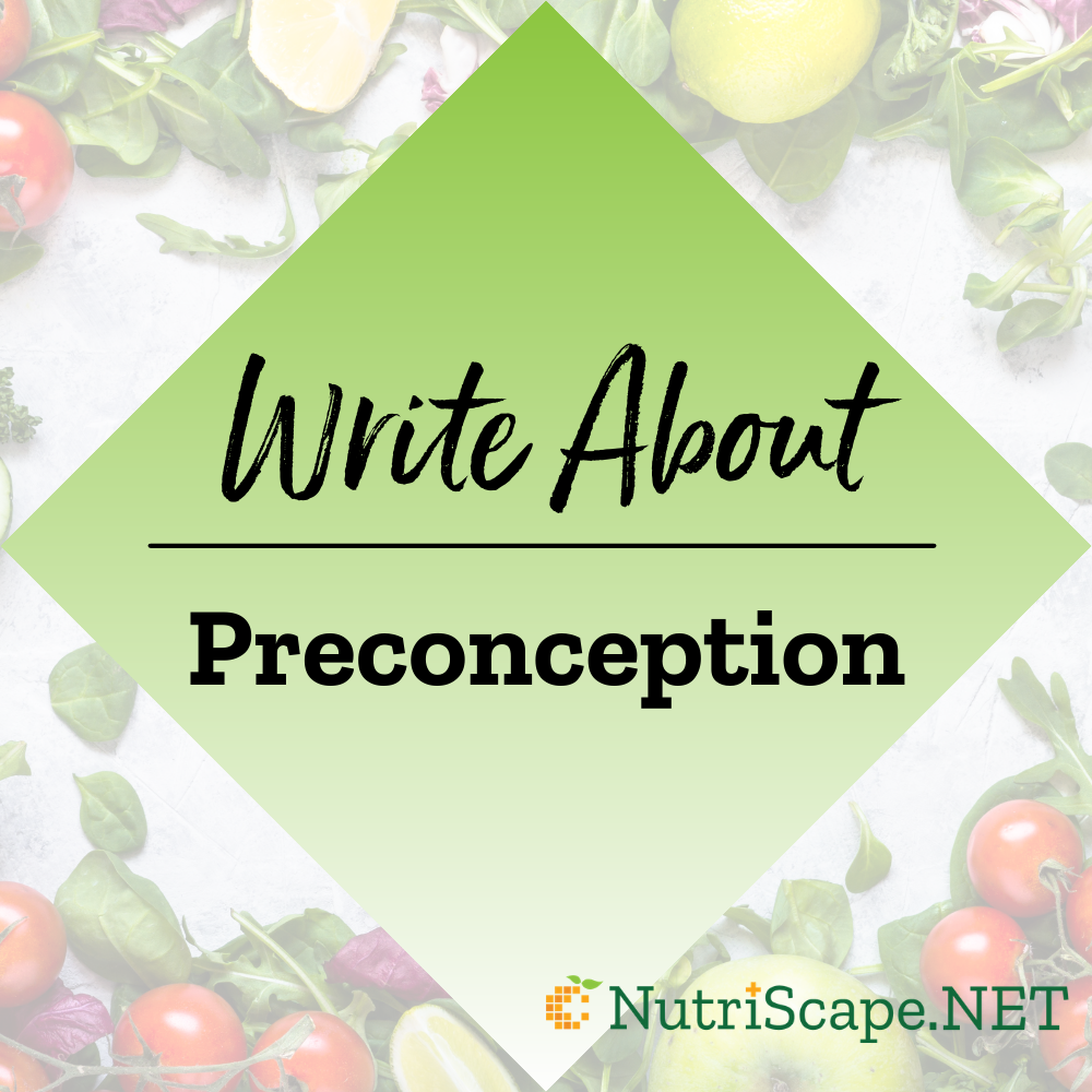 write about preconception
