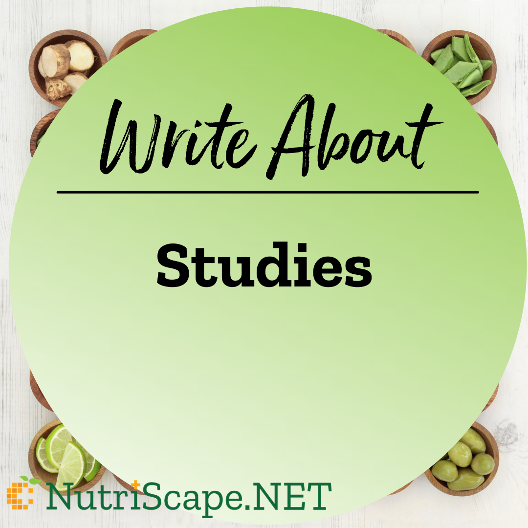 write about a study