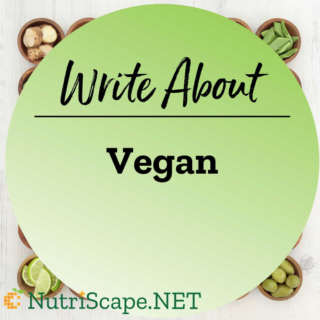 write about vegan