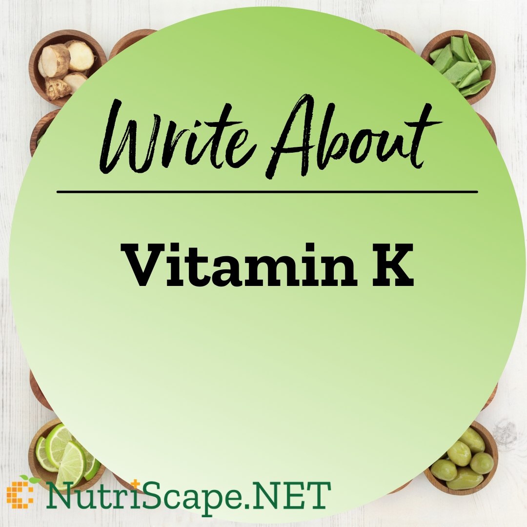 write about vitamin K