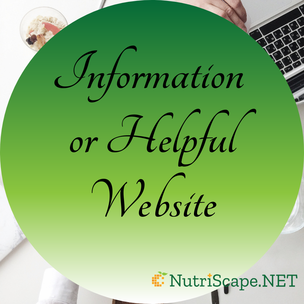 information or helpful website