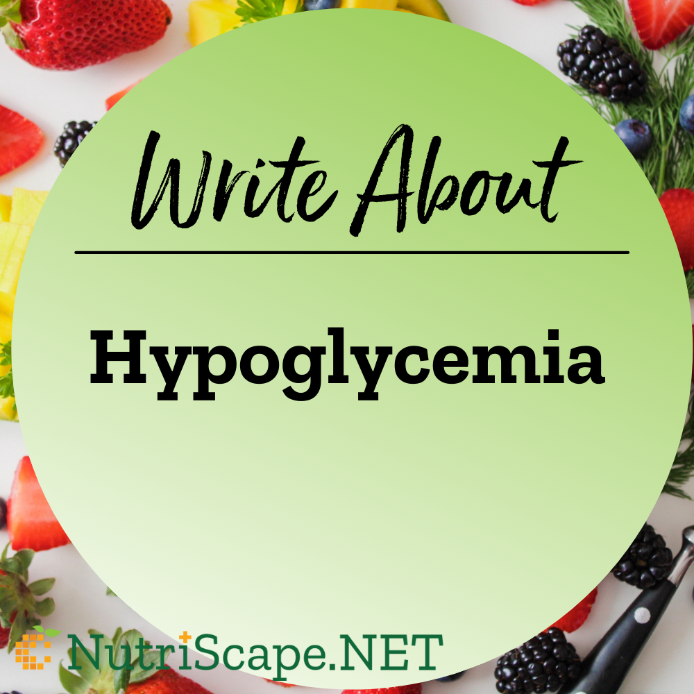 write about hypoglycemia