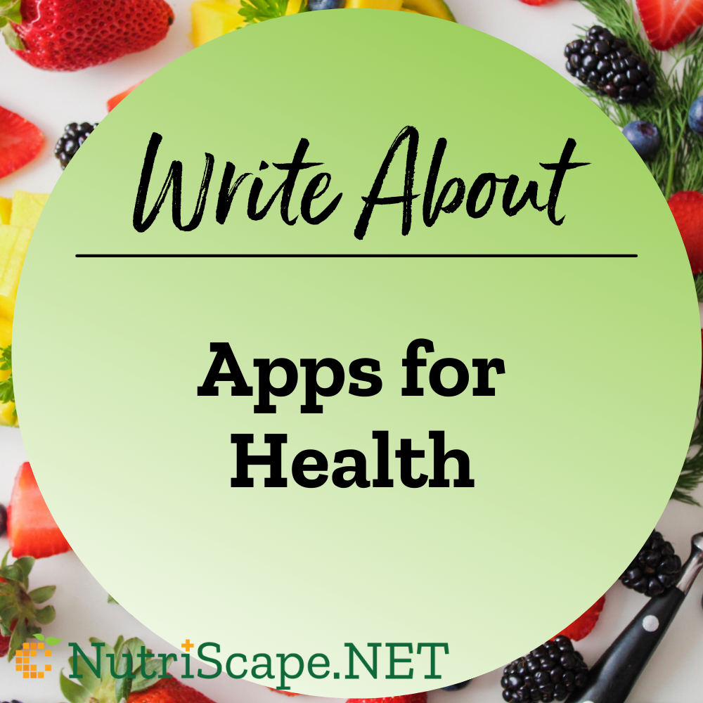 write about apps for health