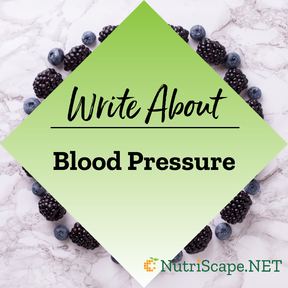 write about blood pressure