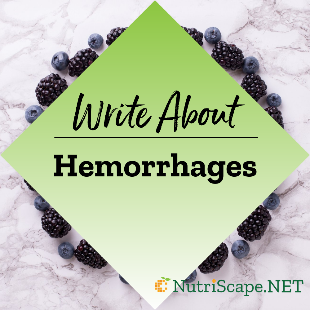 write about hemorrages