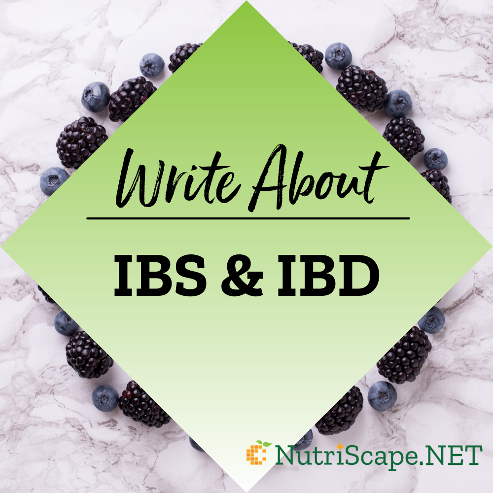 write about IBS and IBD