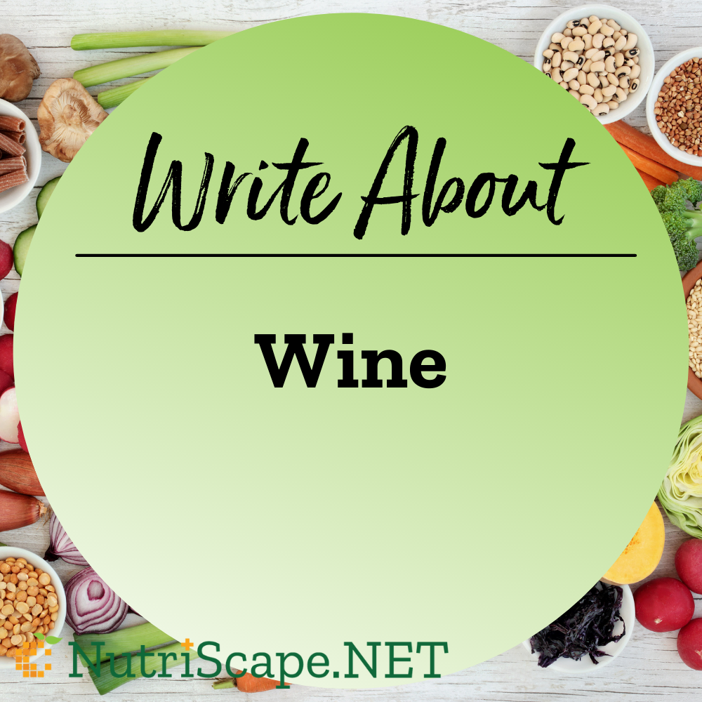 write about wine